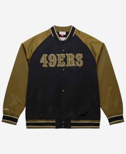 49ers Mitchell & Ness Double Clutch Raglan Jacket
