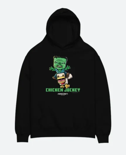 A Minecraft Chicken Jockey Hoodie