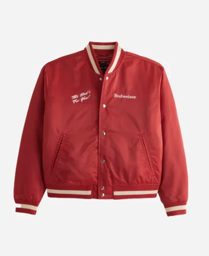 Abercrombie Budweiser Bomber Jacket