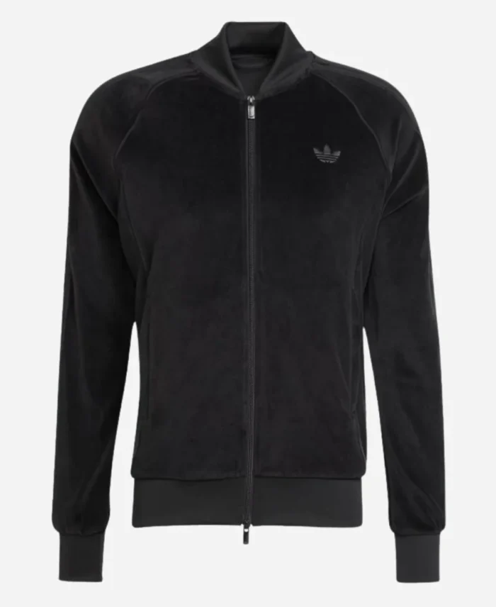 Adicolor Adidas Velour Track Jacket For Sale