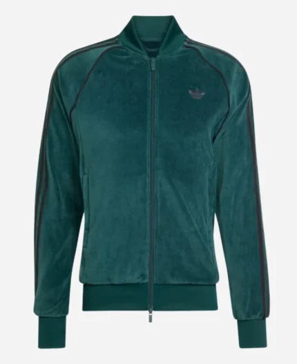 Adidas Adicolor Velour Track Jacket