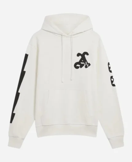 Arsenal N7 White Pre-Historic Hoodie