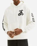 Arsenal N7 White Pre-Historic Pullover Hoodie For Sale