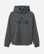Barça Wordmark Grey Hoodie