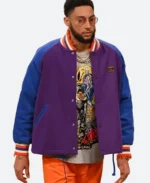 Ben Simmons NBA Brooklyn Nets Purple & Blue Varsity Jacket