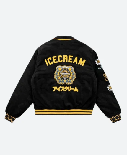 Black Ice Cream Team Corduroy Jacket For Sale