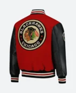 Blackhawks Chicago Coaches Varsity Jacket