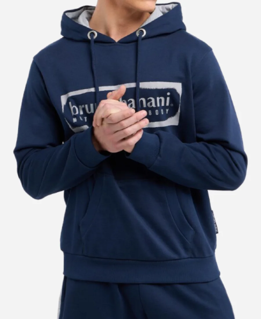 Blue Bruno Banani Pullover Hoodie For Sale Blue Bruno Banani Pullover Hoodie For Sale