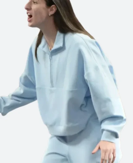 Caitlin Clark Indiana Fever Vs Atlanta Dream Blue Jacket For Sale