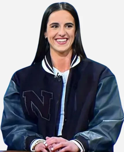 Caitlin Clark SNL Varsity Jacket