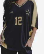 Celebs Go Dating S14 Blue Football Jersey