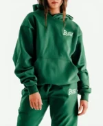 Chain Stitch Busy Logo Hoodie