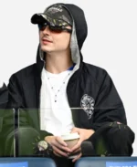Chelsea vs. Fulham Timmothée Chalamet Chrome Hearts Black Hooded Jacket