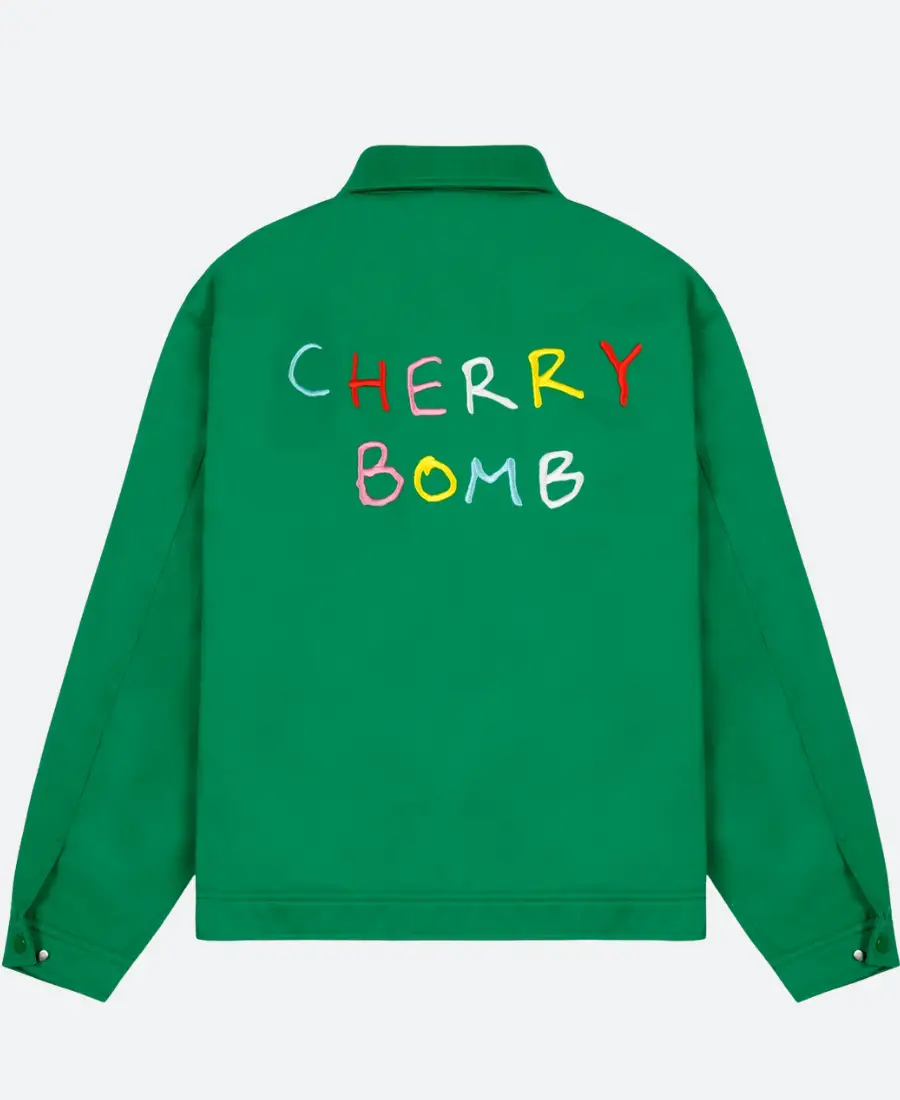 Cherry Bomb Golf Wang Green Jacket For Sale Cherry Bomb Golf Wang Green Jacket For Sale