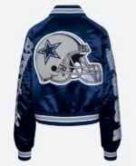Cowboys By Way of Dallas Blue Varsity Jacket