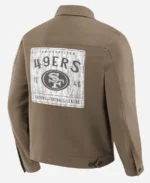 Darius Rucker x NFL Collection by Fanatics Tan San Francisco 49ers Trucker Full-Button Jacket