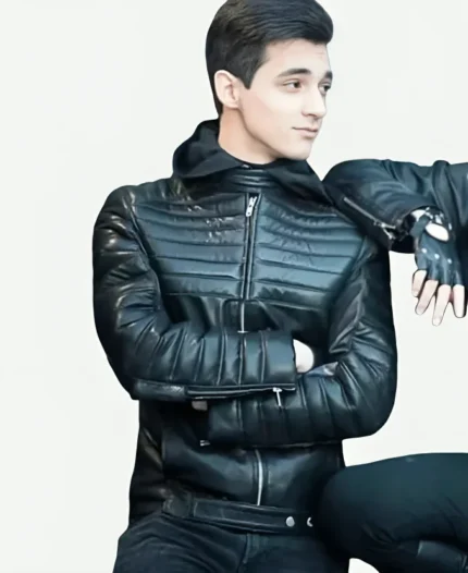 David Mazouz TV Series Gotham Batman Leather Jacket For Sale