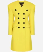 Emily In Paris S03 Kate Walsh Yellow Coat