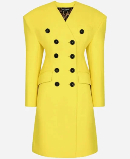 Emily In Paris S03 Kate Walsh Yellow Coat