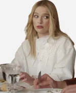 Emily in Paris Camille White Flower Shirt