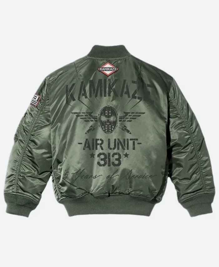 Eminem Kamikaze Pilot Green Bomber Jacket For Sale