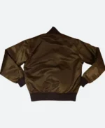 Emma Stone San Diego Padres Brown Letterman Varsity Jacket