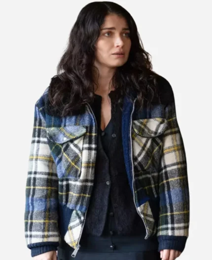 Eve Hewson Bad Sisters Plaid Jacket