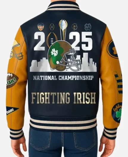 Fighting Irish National Championship 2025 Notre Dame Varsity Jacket