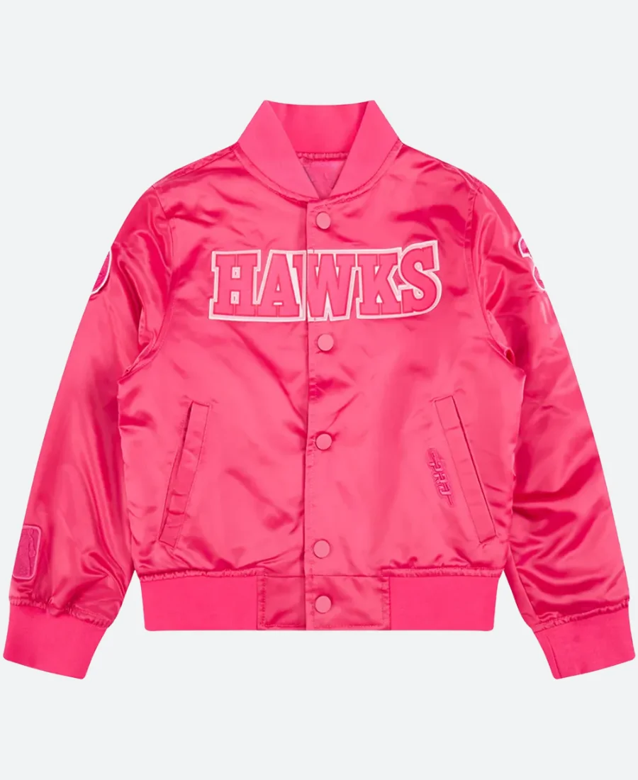 Hawks Varsity Triple Pink Jacket Hawks Varsity Triple Pink Jacket