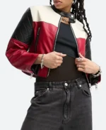 Irina Artenii Subteran 2025 Crisi Tanase Tili Tanase Black & Red Leather Jacket