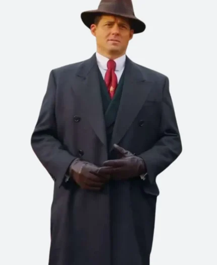 Jack Huston A Biltmore Christmas Kristoffer Polaha Black Trench Coat