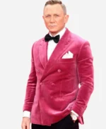 James Bond Premiere Pink Velvet Blazer