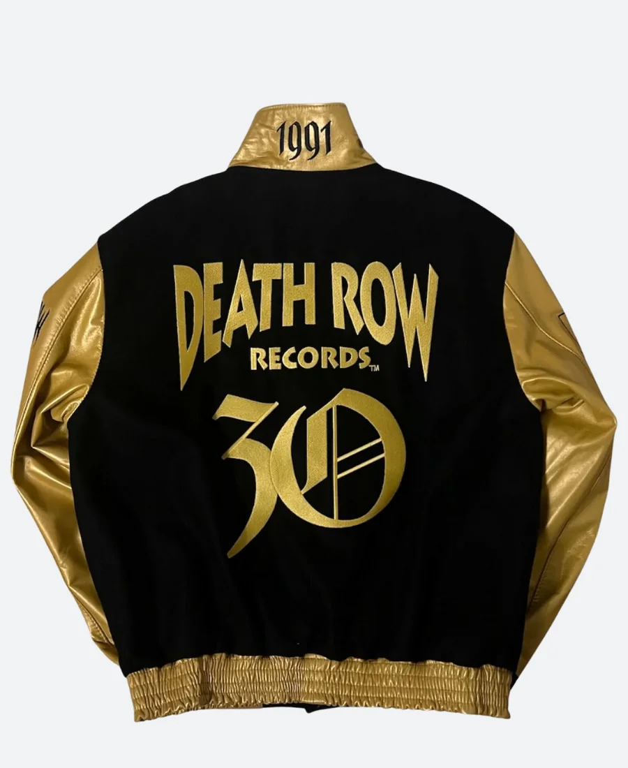 Jeff Hamilton X Death Row Records 30th Anniversary Golden & Black Jacket Jeff Hamilton X Death Row Records 30th Anniversary Golden & Black Jacket