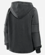 Kansas City Chiefs Fanatics Black Oversized Raglan Gridiron Hoodie