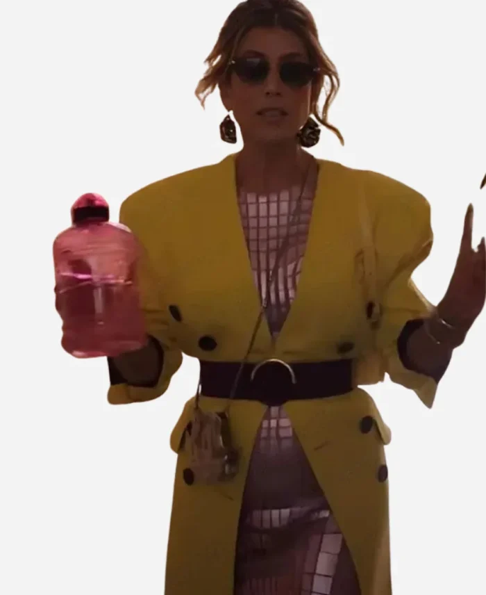 Kate Walsh Emily In Paris S03 Yellow Coat