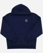 Lacoste x Supreme Black & Blue Pullover Hoodie For Unisex