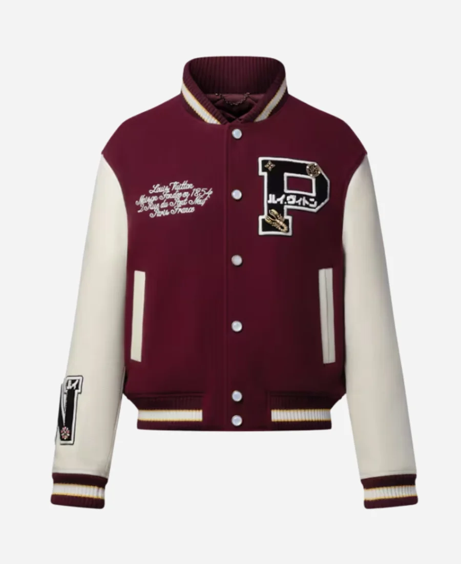 Louis Vuitton Epi Leather Varsity Jacket Louis Vuitton Epi Leather Varsity Jacket