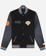 Mariska Hargitay Knicks Varsity Jacket