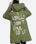 Melania Trump Green I Really Don’t Care Do U Hooded Jacket For Sale