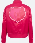 Memphis Grizzlies Varsity Triple Pink Jacket