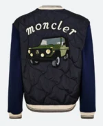 Moncler X Mercedes-Benz Blue Varsity Jacket For Sale