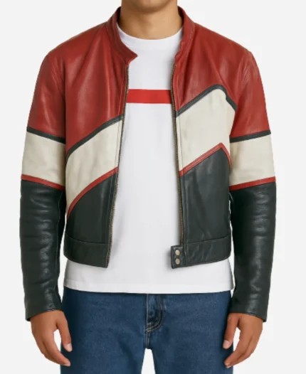 Movie 2025 Chicken Town Jayce Ethaniel Davy Racer Leather Jacket