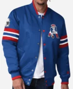 New England Patriots Satin Varsity Jacket