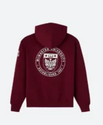 OVO McMaster University Burgundy Pullover Hoodie For Sale