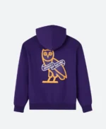 OVO Wilfrid Laurier University Purple Pullover Hoodie For Sale