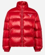 Prada Red Puffer Jacket