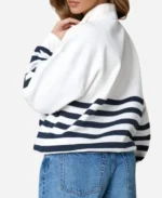 Quarter Striped Women's Sweatshirt