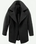 Resident Evil 8 Chris Redfield Black Wool Coat For Sale