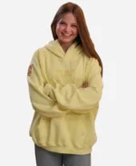 Salish Matter Sincerely yours Yellow Oversized Hoodie