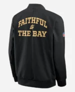 San Francisco 49ers Nike Black 2025 Rivalries Collection Sideline Full-Zip Bomber Jacket
